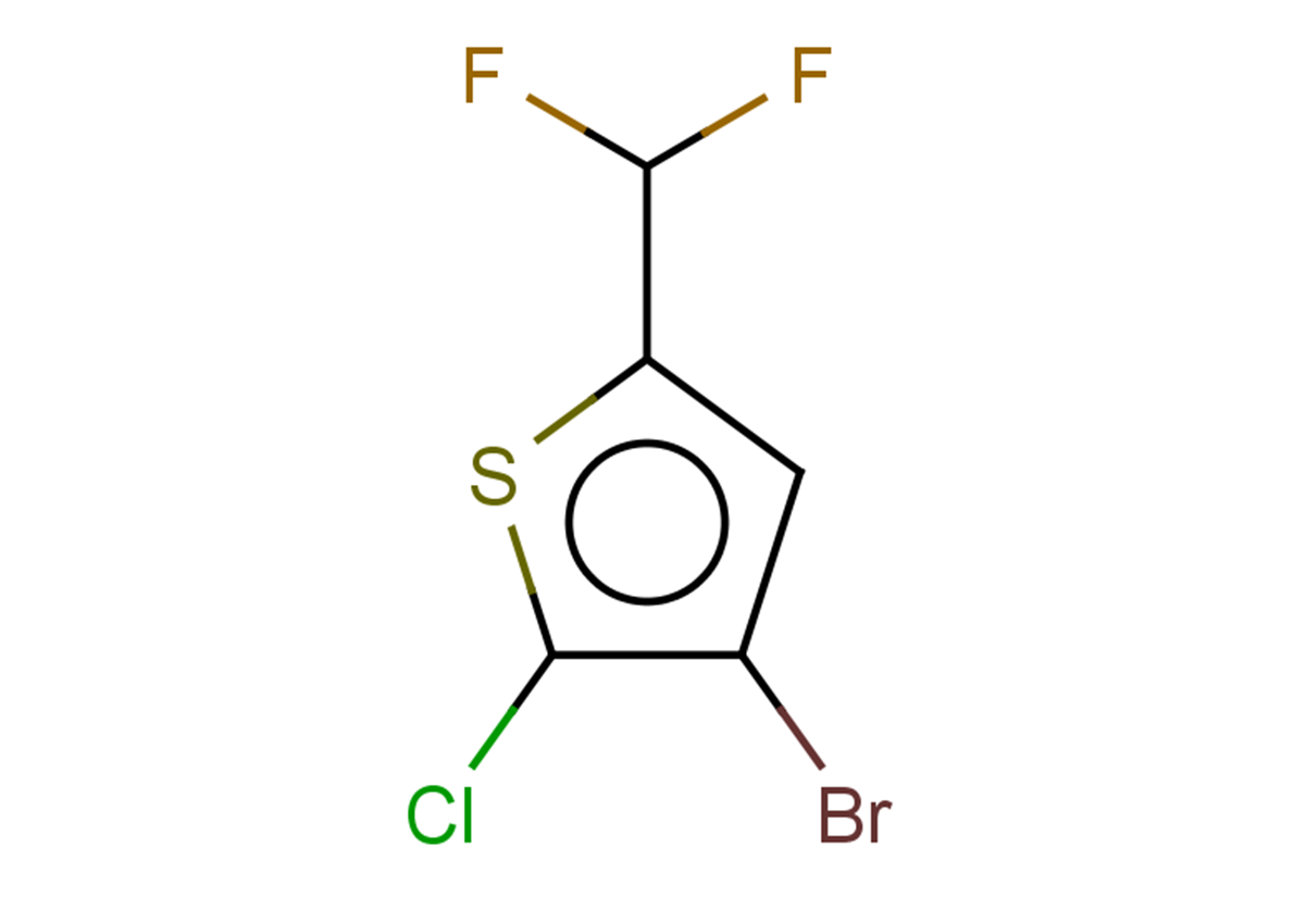 3-bromo-2-chloro-5-(difluoromethyl)thiophene