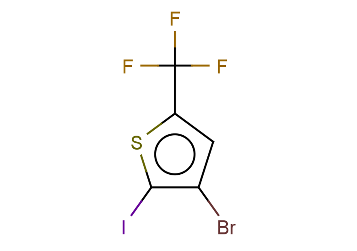 3-bromo-2-iodo-5-(trifluoromethyl)thiophene