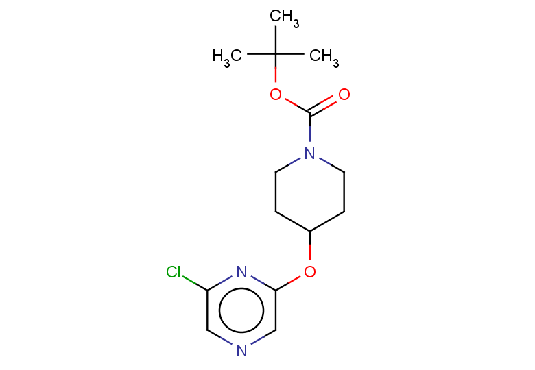 tert-butyl 4-[(6-chloropyrazin-2-yl)oxy]piperidine-1-carboxylate