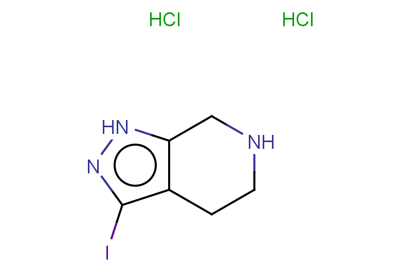 3-iodo-1H,4H,5H,6H,7H-pyrazolo[3,4-c]pyridine dihydrochloride