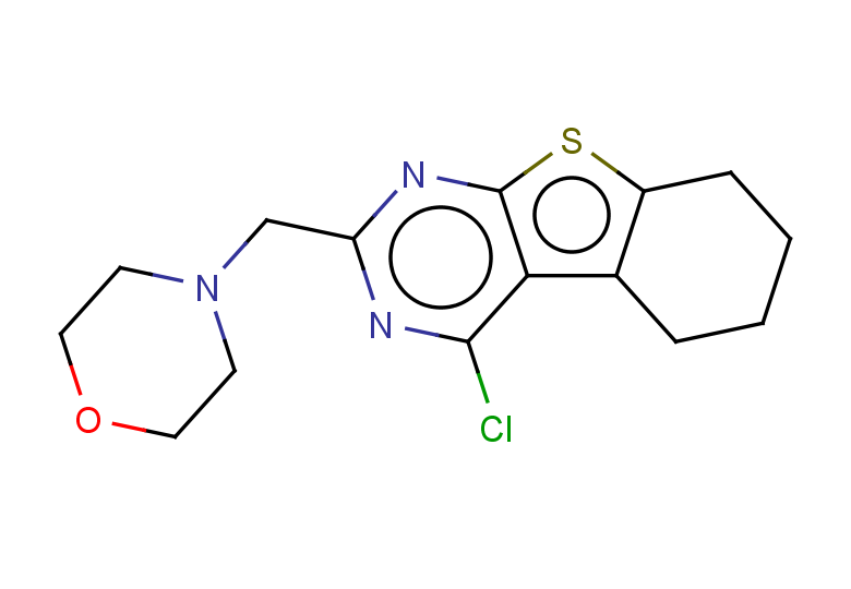 3-chloro-5-(morpholin-4-ylmethyl)-8-thia-4,6-diazatricyclo[7.4.0.0,2,7]trideca-1(9),2,4,6-tetraene