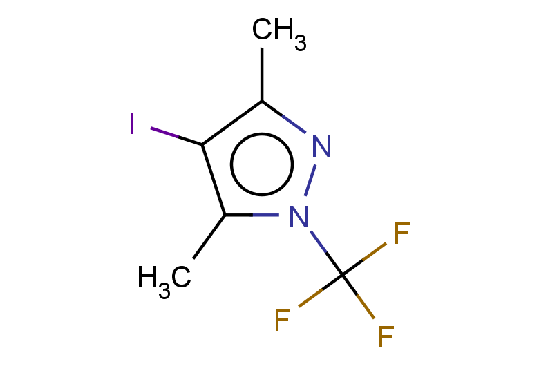 4-iodo-3,5-dimethyl-1-(trifluoromethyl)-1H-pyrazole
