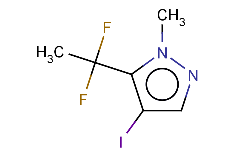 5-(1,1-difluoroethyl)-4-iodo-1-methyl-1H-pyrazole