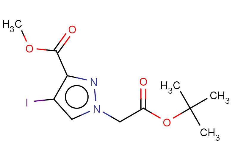 methyl 1-[2-(tert-butoxy)-2-oxoethyl]-4-iodo-1H-pyrazole-3-carboxylate