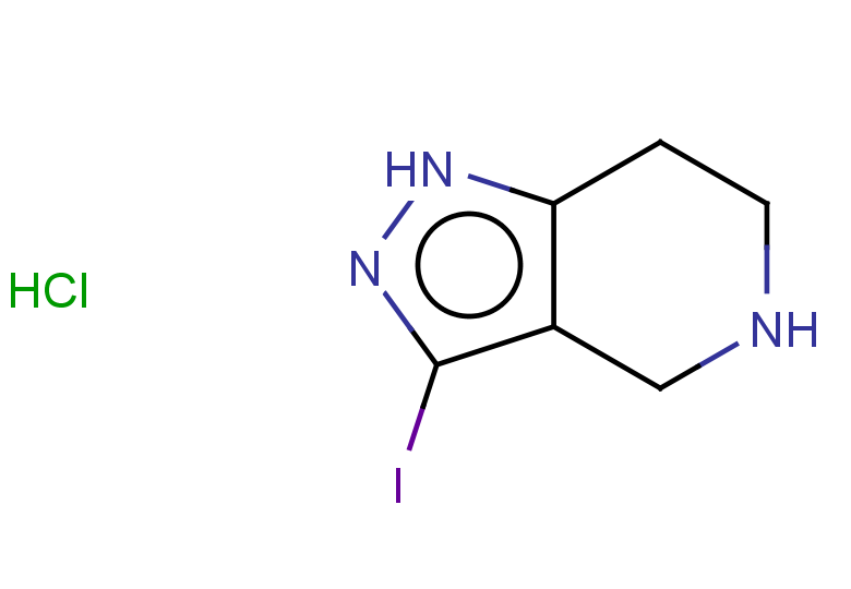 3-iodo-1H,4H,5H,6H,7H-pyrazolo[4,3-c]pyridine hydrochloride