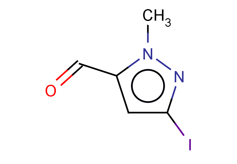 3-iodo-1-methyl-1H-pyrazole-5-carbaldehyde