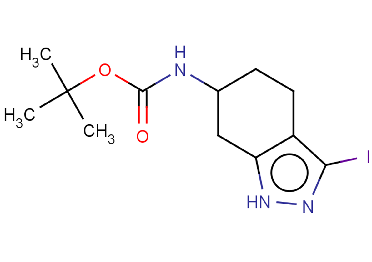 tert-butyl N-(3-iodo-4,5,6,7-tetrahydro-1H-indazol-6-yl)carbamate