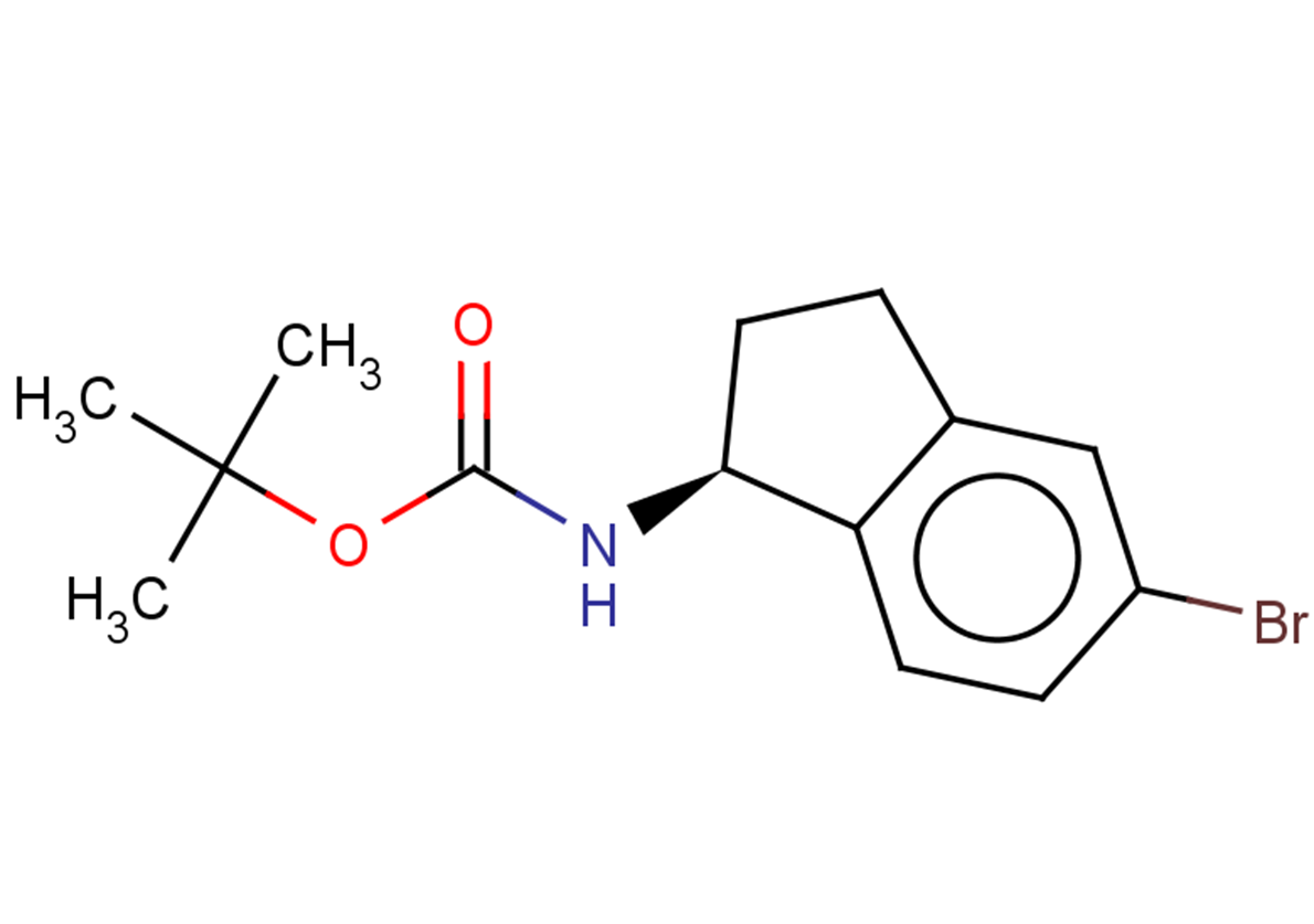 tert-butyl N-[(1S)-5-bromo-2,3-dihydro-1H-inden-1-yl]carbamate
