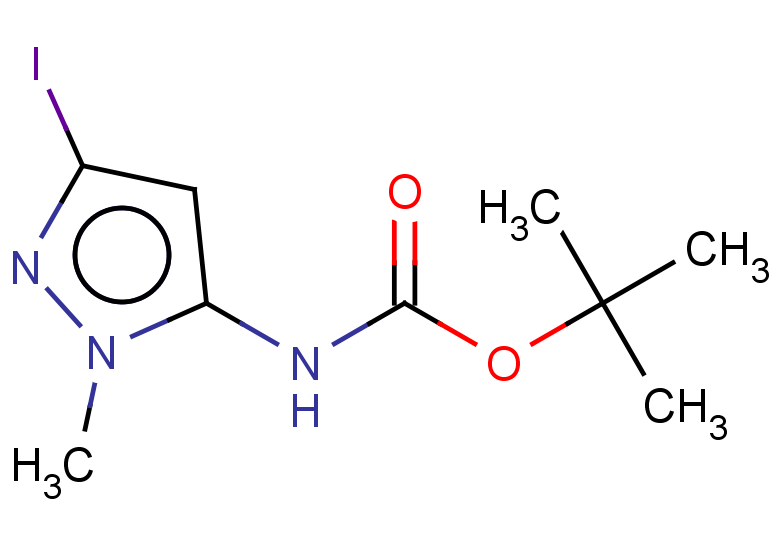 tert-butyl N-(3-iodo-1-methyl-1H-pyrazol-5-yl)carbamate