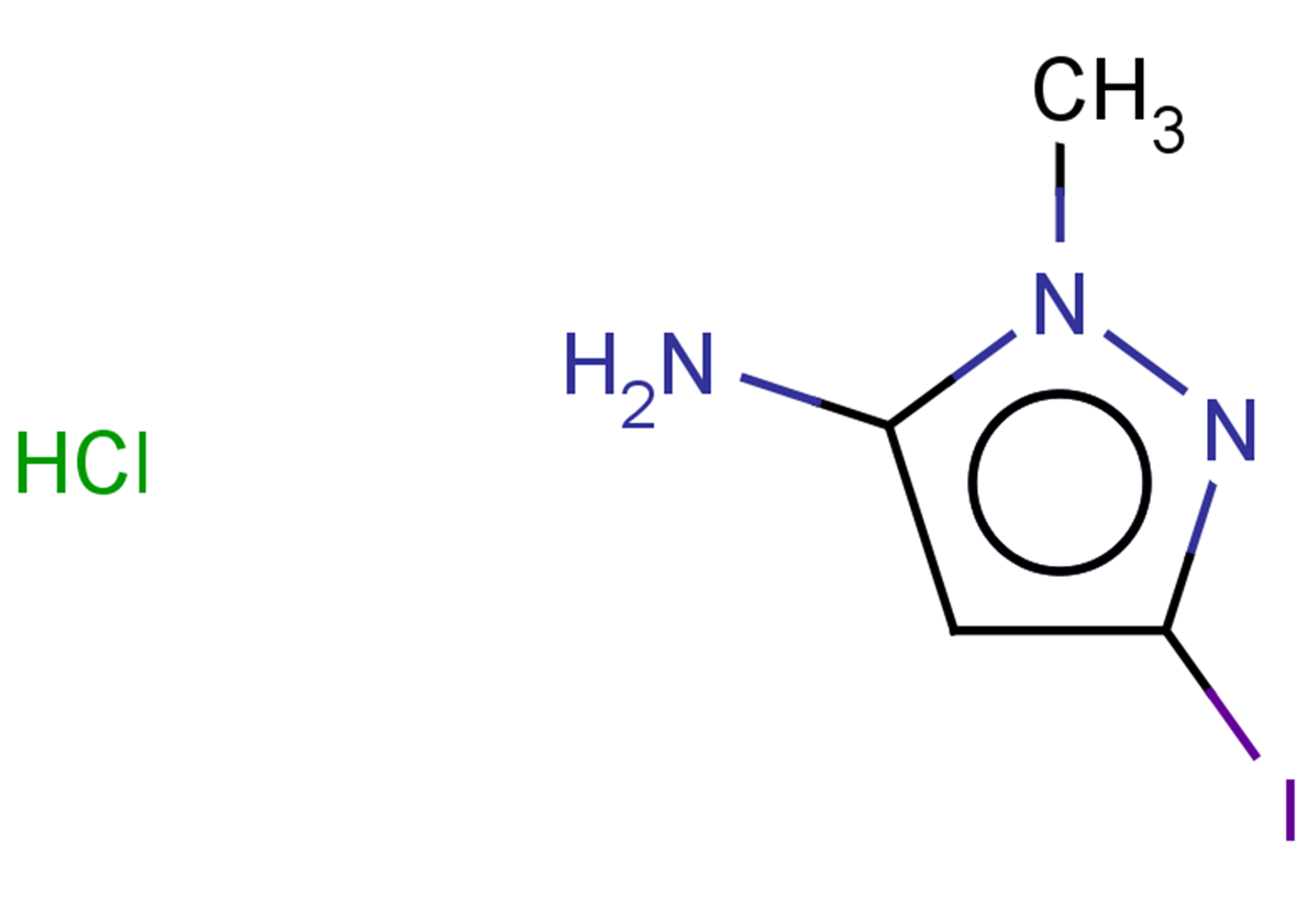3-iodo-1-methyl-1H-pyrazol-5-amine hydrochloride