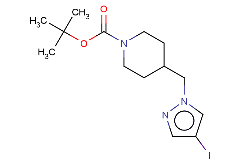 tert-butyl 4-[(4-iodo-1H-pyrazol-1-yl)methyl]piperidine-1-carboxylate