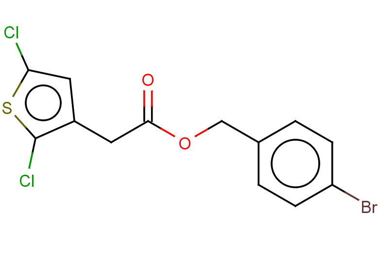 (4-bromophenyl)methyl 2-(2,5-dichlorothiophen-3-yl)acetate