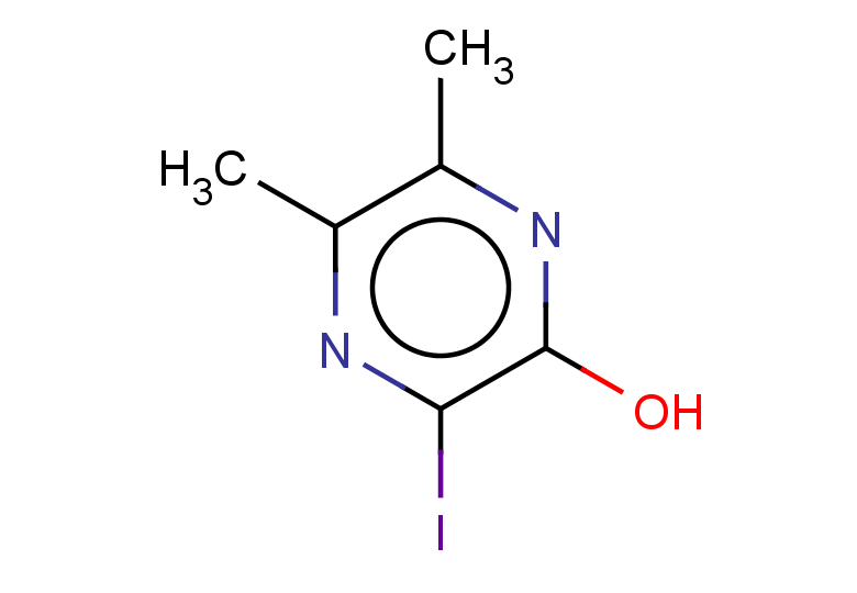 3-iodo-5,6-dimethylpyrazin-2-ol