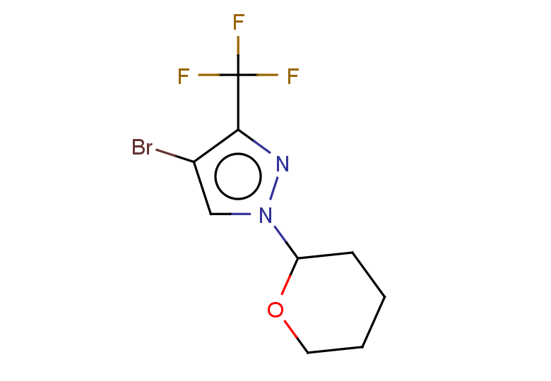 4-bromo-1-(oxan-2-yl)-3-(trifluoromethyl)-1H-pyrazole