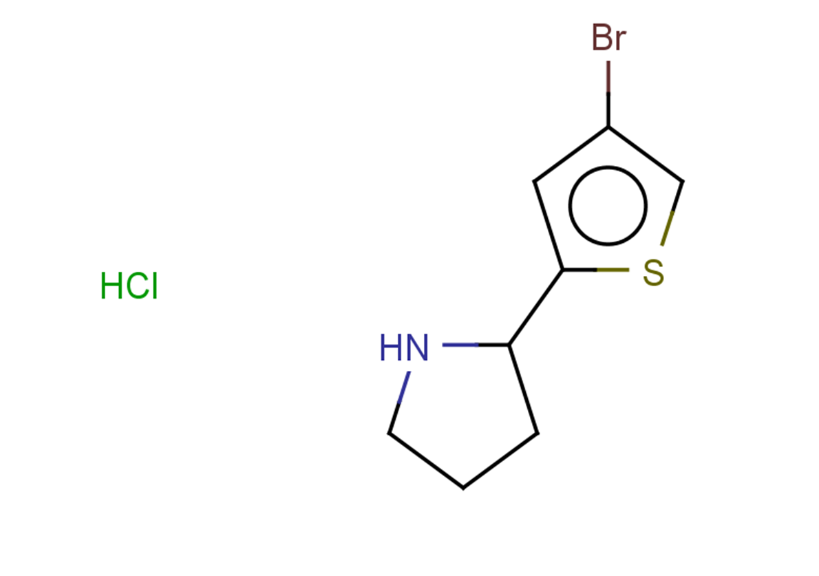 2-(4-bromothiophen-2-yl)pyrrolidine hydrochloride