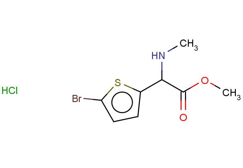 methyl 2-(5-bromothiophen-2-yl)-2-(methylamino)acetate hydrochloride