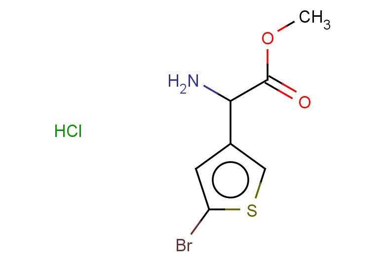 methyl 2-amino-2-(5-bromothiophen-3-yl)acetate hydrochloride