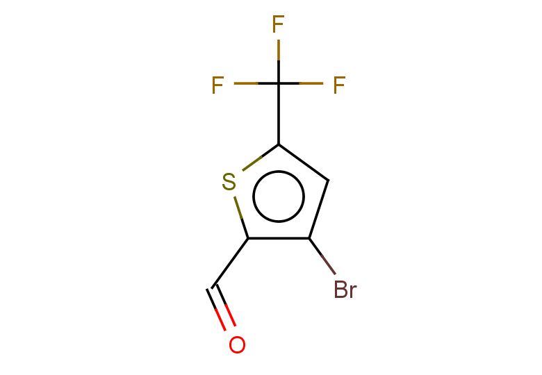 3-bromo-5-(trifluoromethyl)thiophene-2-carbaldehyde