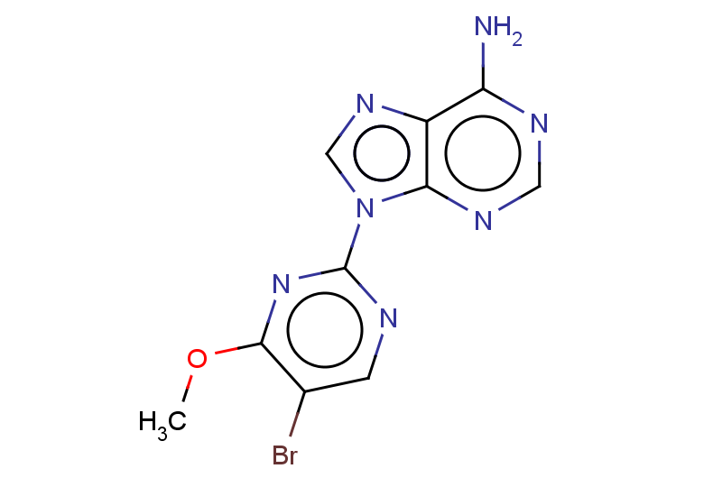 9-(5-bromo-4-methoxypyrimidin-2-yl)-9H-purin-6-amine