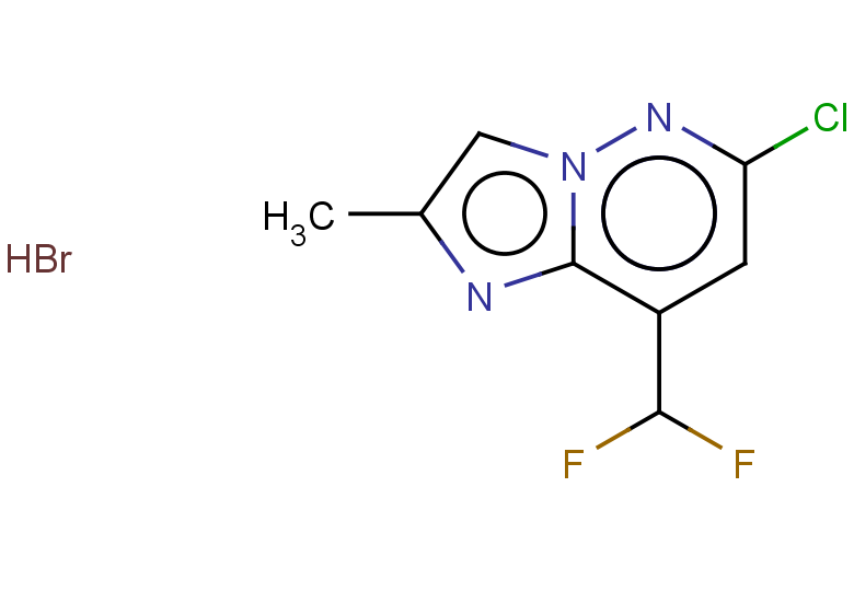 6-chloro-8-(difluoromethyl)-2-methylimidazo[1,2-b]pyridazine hydrobromide