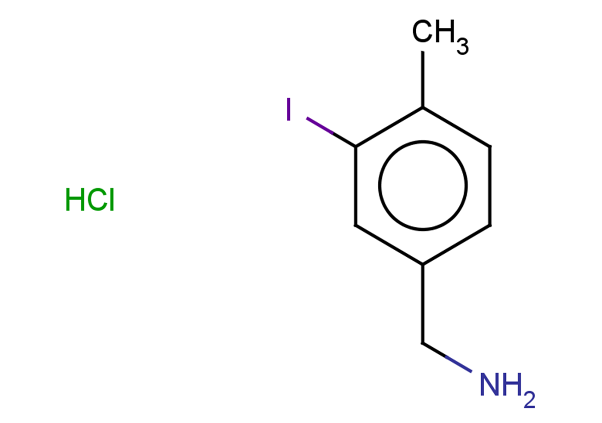 (3-iodo-4-methylphenyl)methanamine hydrochloride