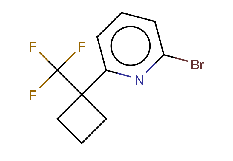 2-bromo-6-[1-(trifluoromethyl)cyclobutyl]pyridine