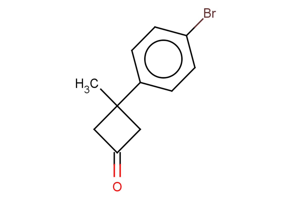 3-(4-bromophenyl)-3-methylcyclobutan-1-one