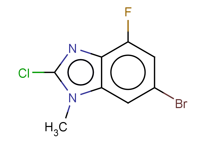 6-bromo-2-chloro-4-fluoro-1-methyl-1H-1,3-benzodiazole