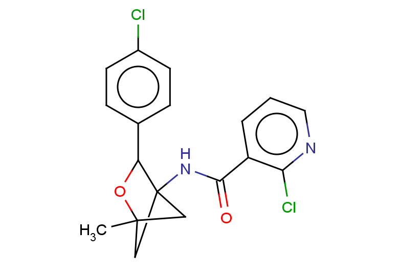 2-chloro-N-[3-(4-chlorophenyl)-1-methyl-2-oxabicyclo[2.1.1]hexan-4-yl]pyridine-3-carboxamide