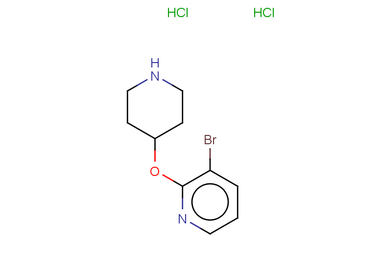 3-bromo-2-(piperidin-4-yloxy)pyridine dihydrochloride