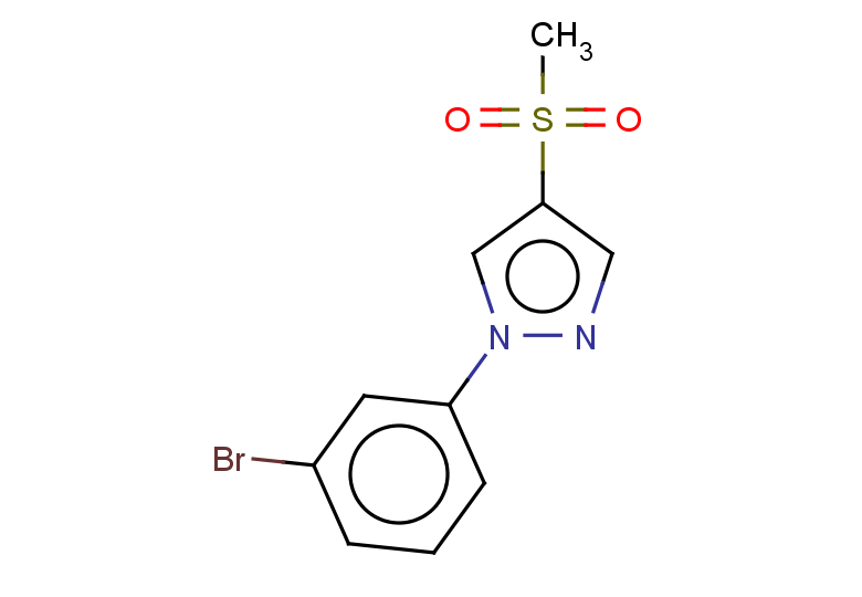 1-(3-bromophenyl)-4-methanesulfonyl-1H-pyrazole