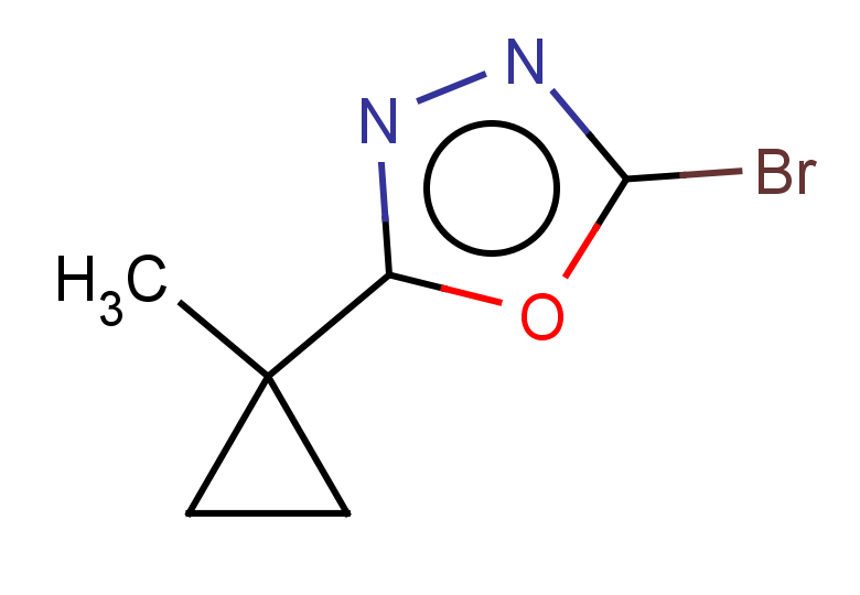2-bromo-5-(1-methylcyclopropyl)-1,3,4-oxadiazole