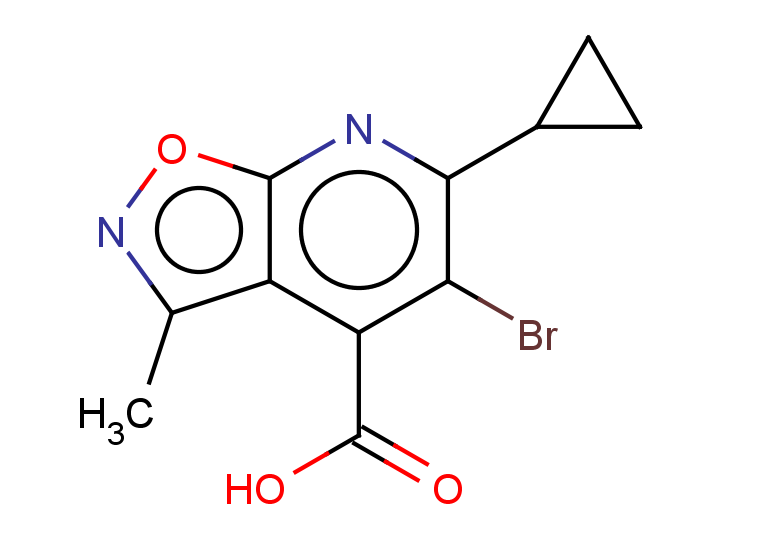 5-bromo-6-cyclopropyl-3-methyl-[1,2]oxazolo[5,4-b]pyridine-4-carboxylic acid