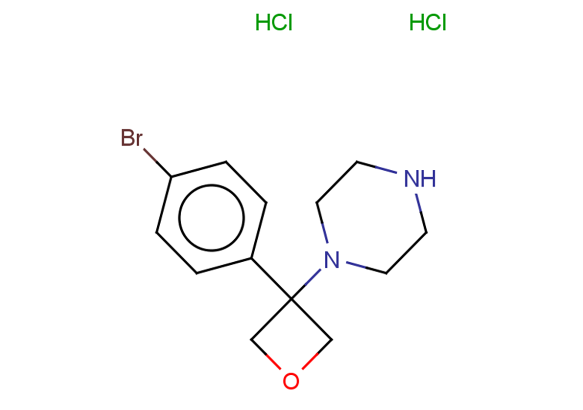 1-[3-(4-bromophenyl)oxetan-3-yl]piperazine dihydrochloride