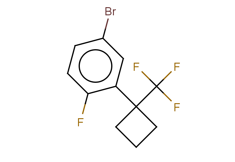 4-bromo-1-fluoro-2-[1-(trifluoromethyl)cyclobutyl]benzene