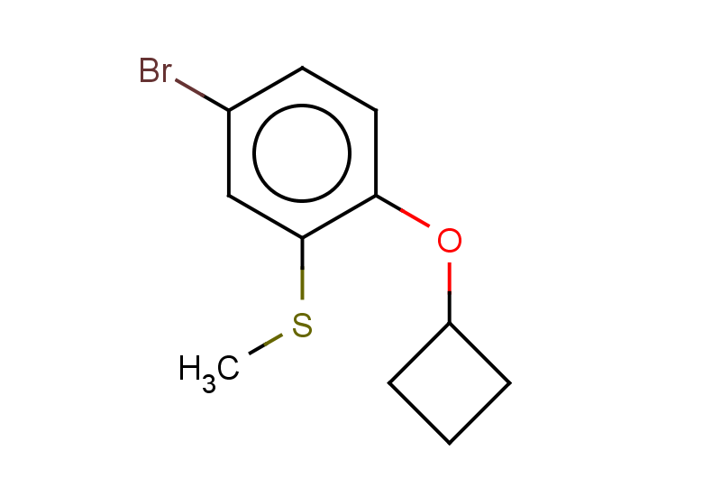 4-bromo-1-cyclobutoxy-2-(methylsulfanyl)benzene