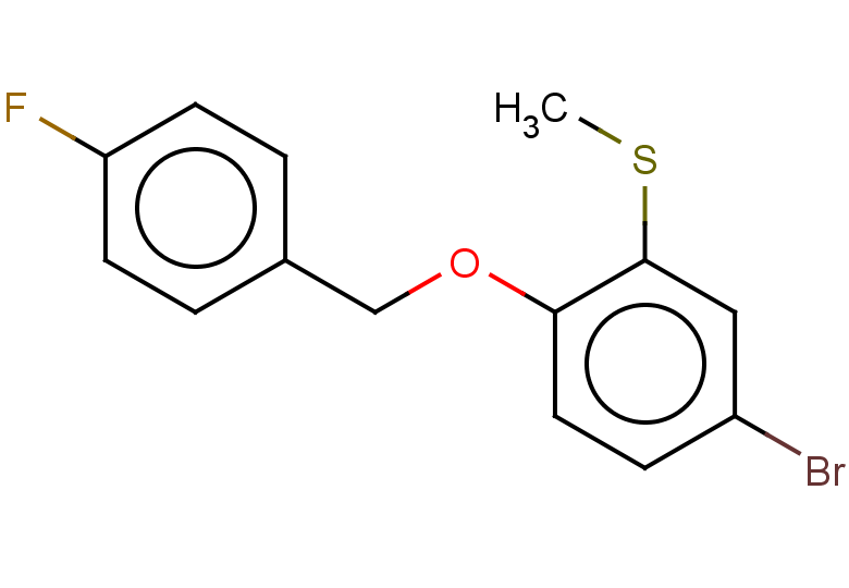 4-bromo-1-[(4-fluorophenyl)methoxy]-2-(methylsulfanyl)benzene