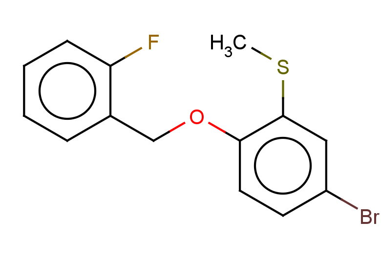 4-bromo-1-[(2-fluorophenyl)methoxy]-2-(methylsulfanyl)benzene