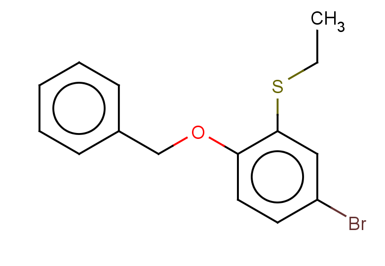 1-(benzyloxy)-4-bromo-2-(ethylsulfanyl)benzene
