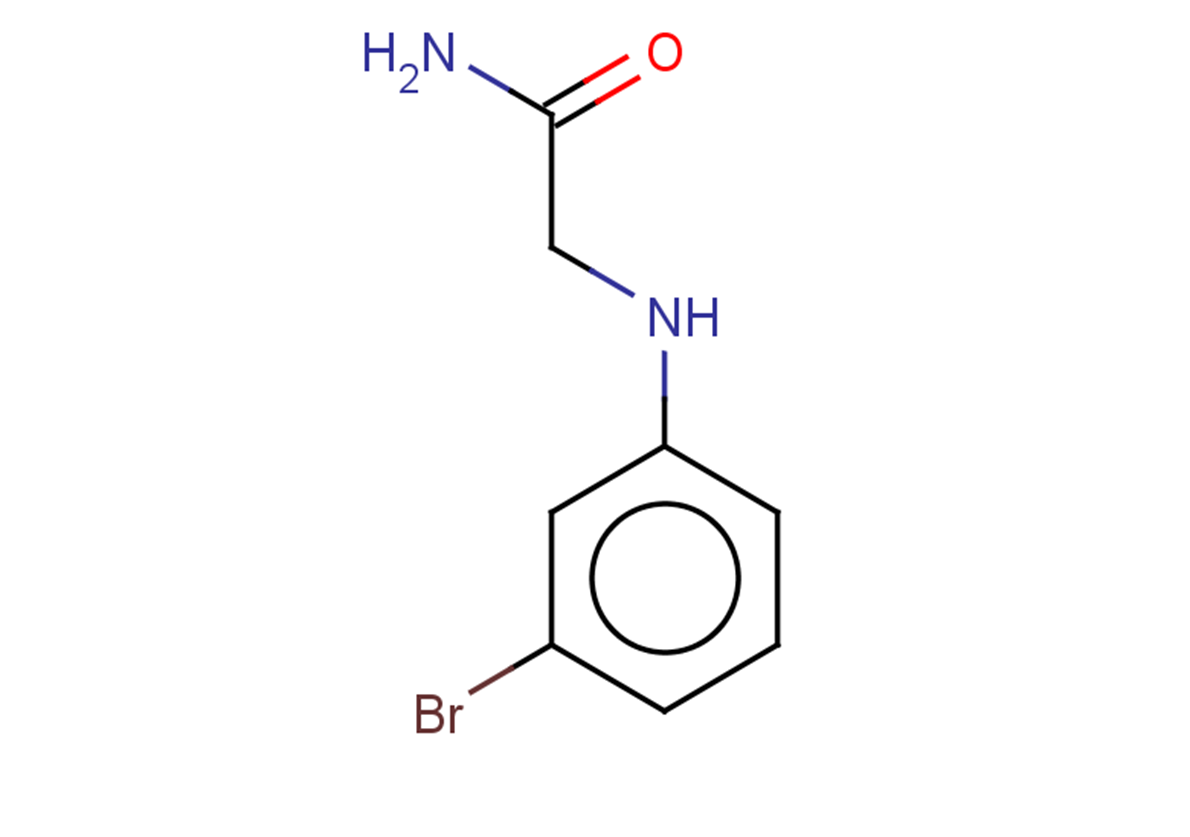 2-[(3-bromophenyl)amino]acetamide