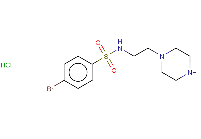 4-bromo-N-[2-(piperazin-1-yl)ethyl]benzene-1-sulfonamide hydrochloride