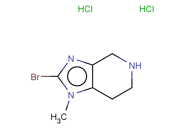 2-bromo-1-methyl-1H,4H,5H,6H,7H-imidazo[4,5-c]pyridine dihydrochloride