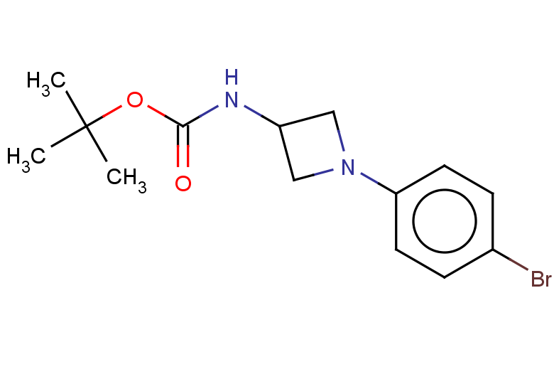 tert-butyl N-[1-(4-bromophenyl)azetidin-3-yl]carbamate