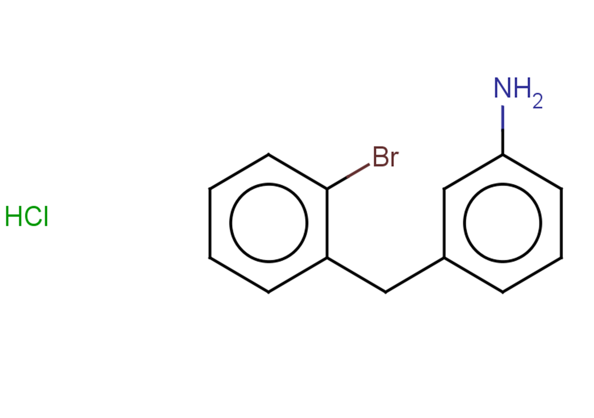 3-[(2-bromophenyl)methyl]aniline hydrochloride