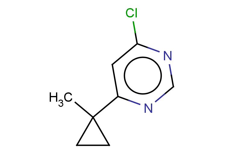 4-chloro-6-(1-methylcyclopropyl)pyrimidine