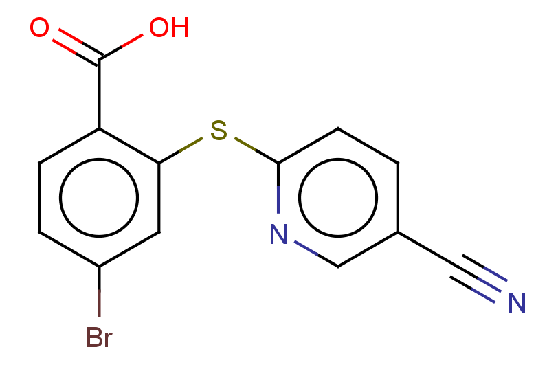 4-bromo-2-[(5-cyanopyridin-2-yl)sulfanyl]benzoic acid