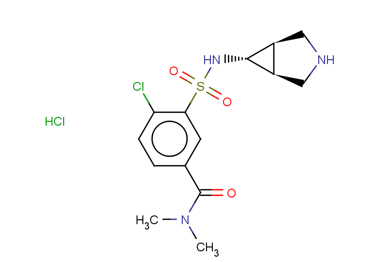 3-{[(1R,5S,6S)-3-azabicyclo[3.1.0]hexan-6-yl]sulfamoyl}-4-chloro-N,N-dimethylbenzamide hydrochloride