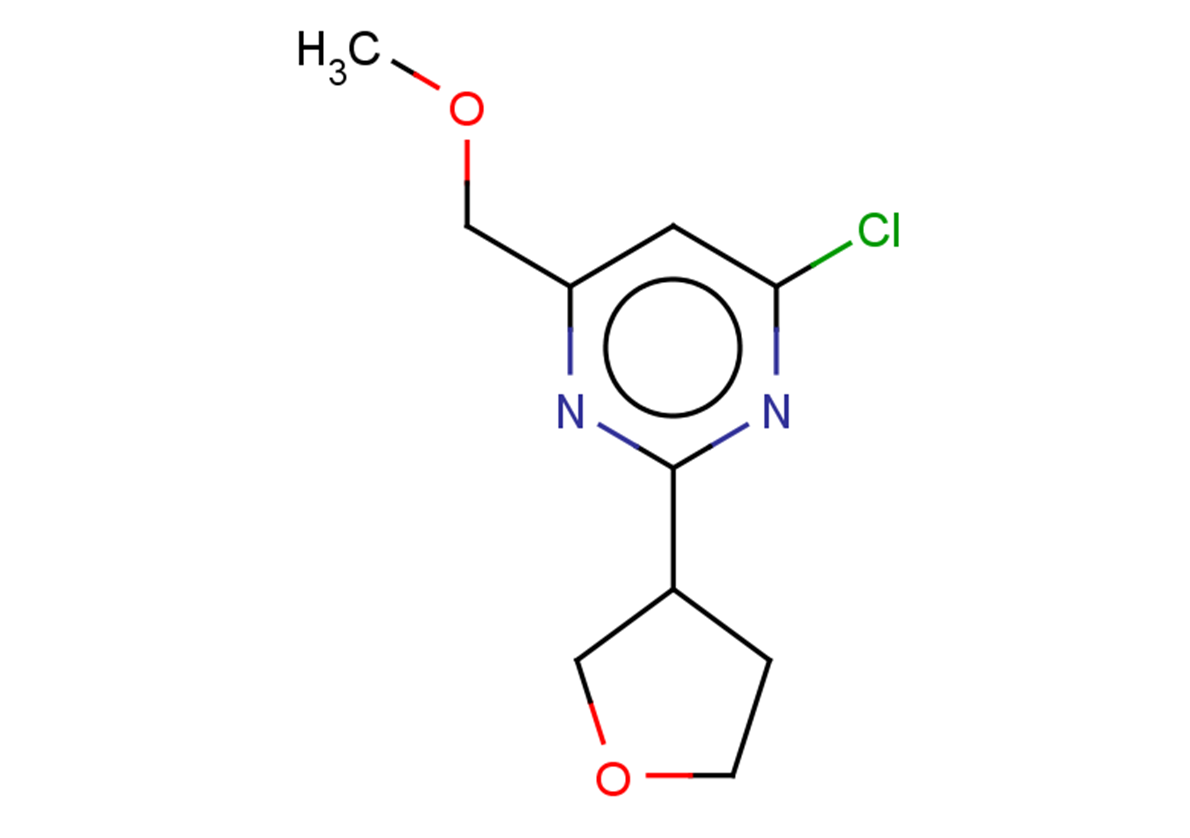 4-chloro-6-(methoxymethyl)-2-(oxolan-3-yl)pyrimidine