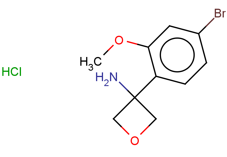 3-(4-bromo-2-methoxyphenyl)oxetan-3-amine hydrochloride