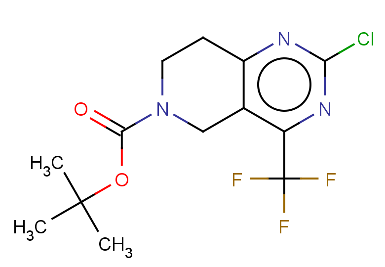 tert-butyl 2-chloro-4-(trifluoromethyl)-5H,6H,7H,8H-pyrido[4,3-d]pyrimidine-6-carboxylate